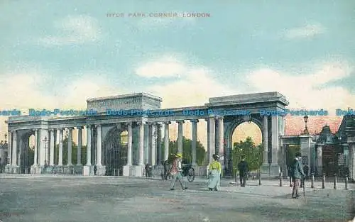 R088535 Hyde Park Ecke. London. G.D. und D.L