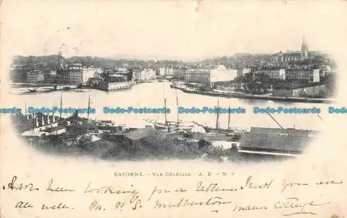 R089093 Bayonne. Allgemeine Ansicht. A. B.N.S. 1902