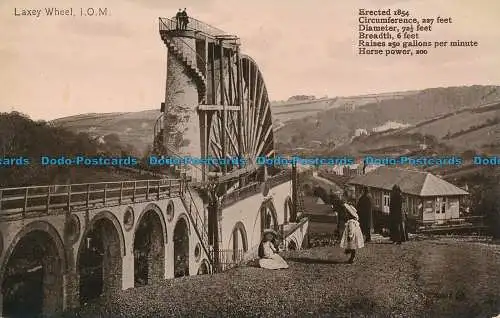 R089099 Laxey Wheel. I.O.M. Valentine