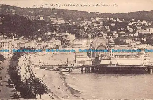 R089120 schön. Der Palais de la Jetee und der Mont Boron. FL. Frederic Laugier