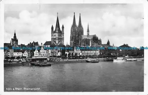 R089122 Koln a. Rhein. Rheinansicht