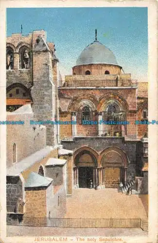 R089134 Jerusalem. Das Heilige Grab. Der Kairo Postcard Trust. Serie 804