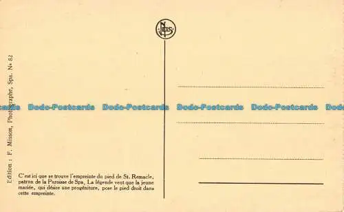 R089227 Spa. La Sauveniere und Groesbeck. Nels. F. Misson. Nein. 82