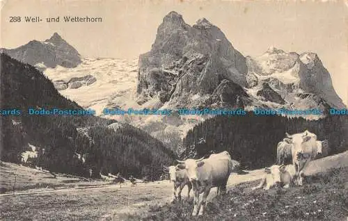 R089342 Well und Wetterhorn. Brienz