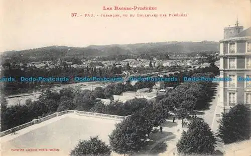 R089392 Les Basses Pyrenees. Pau. Jurancon vom Boulevard des Pyrenees aus gesehen. Fototy