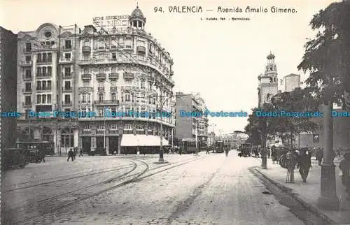 R089447 Valencia. Avenida Amalio Gimeno. L. Roisin