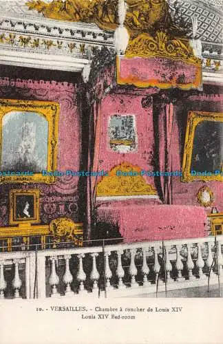 R089451 Versailles. Schlafzimmer von Ludwig XVI. Schlafzimmer Louis XVI. Käse