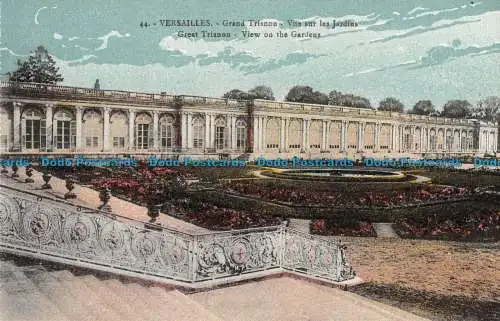 R089465 Versailles. Tolles Trianon. Blick auf die Gärten. Käse