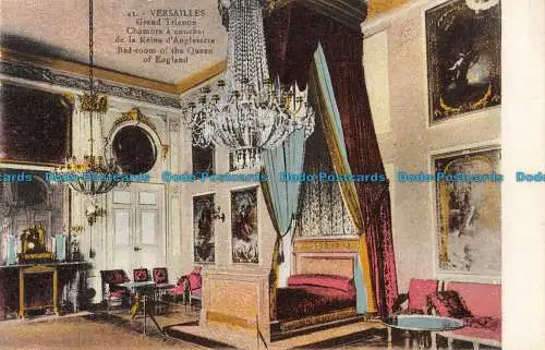 R089468 Versailles. Schlafzimmer der Königin von England. Käse