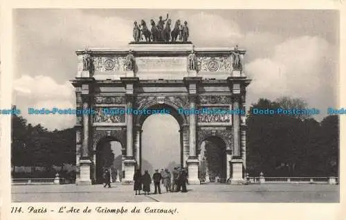 R089480 114. Paris. LArc de Triomphe du Carrousel