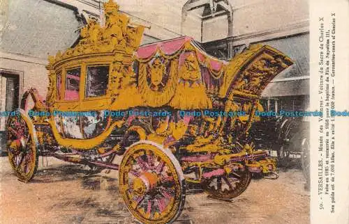 R089484 Versailles. Automuseum. Auto der Heiligen Karls X. Cosee