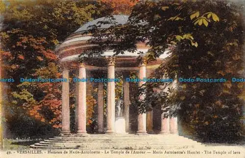 R089485 Versailles. Marie Antoinettes Hamlet. Der Tempel der Ieva. Käse