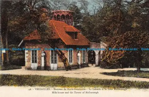 R089488 Versailles. Milchhaus und Turm von Malborough. Käse