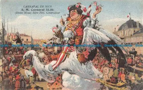 R089610 Karneval von Nizza. S.M. Karneval XLIII. Zeichnung Mossa. Birner Apfelwein. Constr