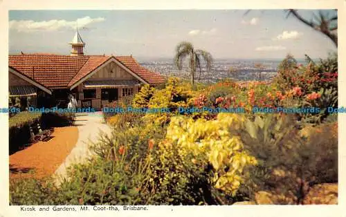 R089617 Kiosk und Gärten. Mt. Coot tha. Brisbane. Murray Ansichten. Bill Hopkins Co