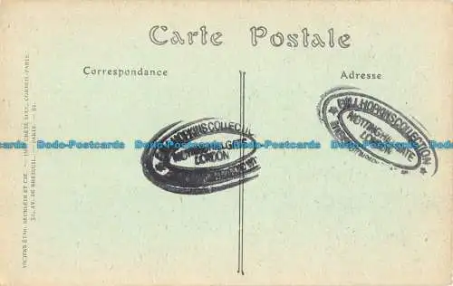 R089637 Lille. Das Roubaix-Tor. ND. Foto. Alte. Neurdein. Bill Hopkins Kleber