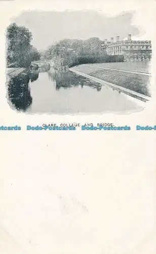 R089646 Clare College und Brücke