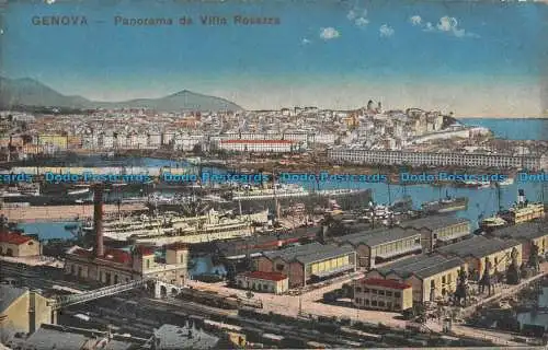 R089740 Genua. Panorama der Villa Rosazza. Gr. Dell Avo. Bill Hopkins Kollektion