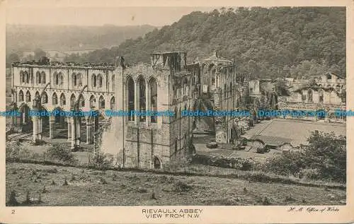 R089756 Abtei Rievaulx. Blick vom Baubüro N.W.H.M.