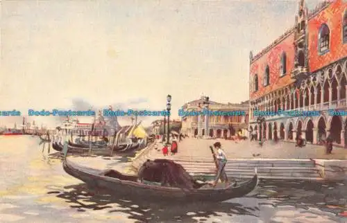 R089759 Venedig. Der Quai. A. Kroketten. Bill Hopkins Kollektion