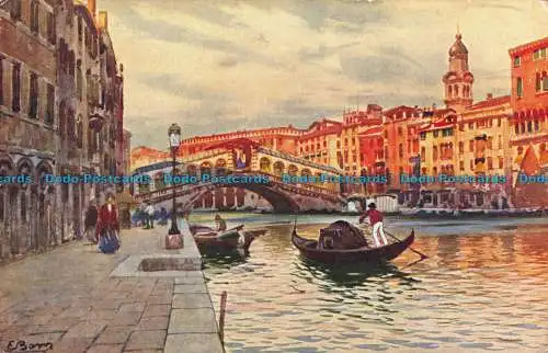 R089762 Venedig. Rialtobrücke. C. Varagnolo. Bill Hopkins Kollektion