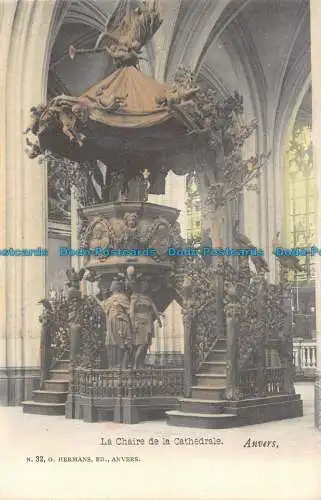 R089782 Der Stuhl der Kathedrale. Antwerpen. Nein. 32. Hermans. Bill Hopkins Kollektion