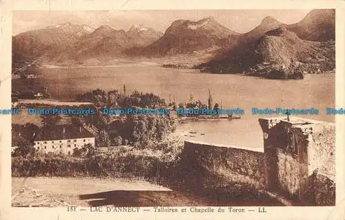 R089843 Lac dAnnecy. Bügel und Kapelle des Toron. LL. Levy und Neurdein vereint