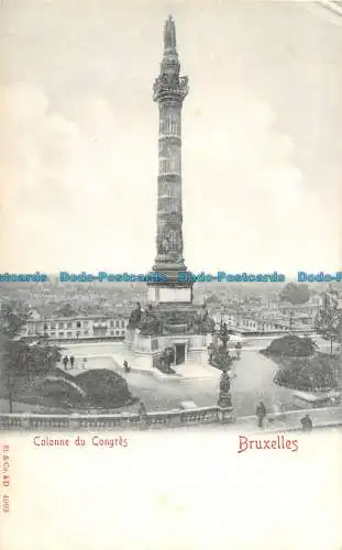 R089848 Brüssel. Kongresssäule. St