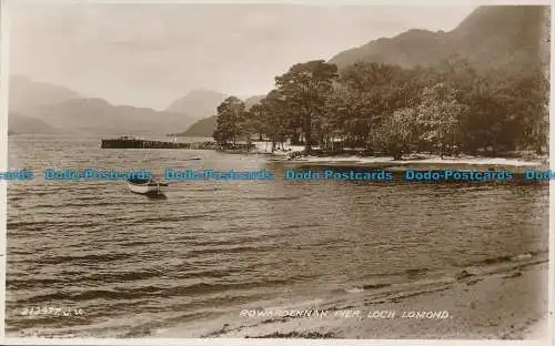 R089972 Rowardennan Pier. Loch Lomond. Valentinstag. Nr. 212977. RP