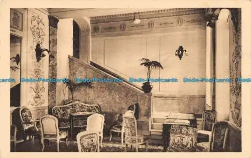 R089998 Aix les Bains. Savoyen. Ecke der Halle des Hotels de lEurope. Landschaftsgestaltung und In