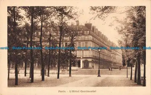 R089999 Paris. LHotel Continental. A. Breger Brüder