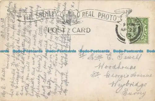 R090002 Es ist uns egal, ob es schneit. Bertie auf dem Land. Der Shenley. RP. 1913