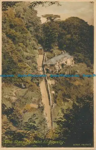 R108085 Der steile Abstieg nach Clovelly. Frith. Nr. 85368