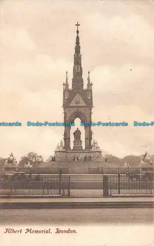 R108459 Albert Memorial. London. J.J. Samuels. 1907