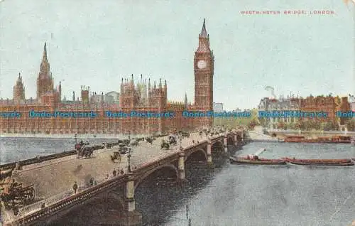 R108476 Westminster Bridge. London. 1908