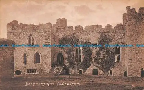 R108212 Bankettsaal. Ludlow Castle. Valentinstag