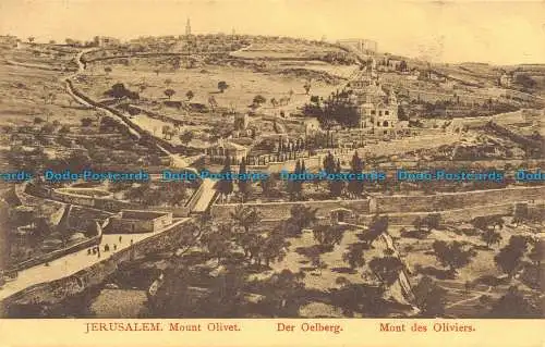 R108525 Jerusalem. Mount Olivet