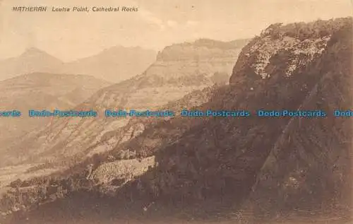 R108945 Matheran. Loulsa Point. Kathedralenfelsen. 1917