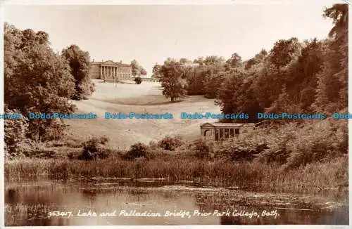 R108982 See und Palladienbrücke. Prior Park College. Bad. Sweetman. RP. 1960