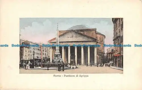 R108989 Rom. Pantheon von Agrippa. Alterocca