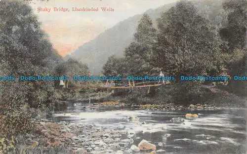 R108628 Shaky Bridge. Llandrindod Wells. 1909