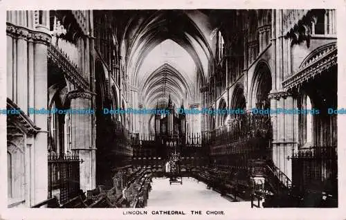 R108331 Lincoln Cathedral. Der Chor. 1909