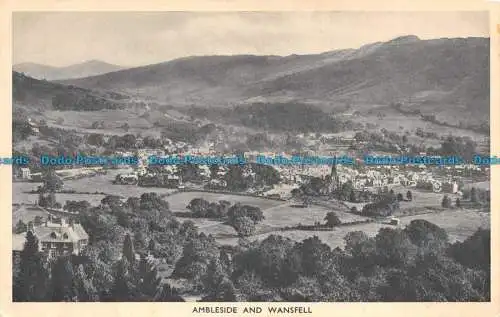 R108636 Ambleside und Wansfell. Abraham