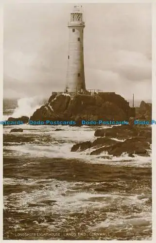 R108352 Longships Leuchtturm. Lands End. Cornwall. RP. 1932