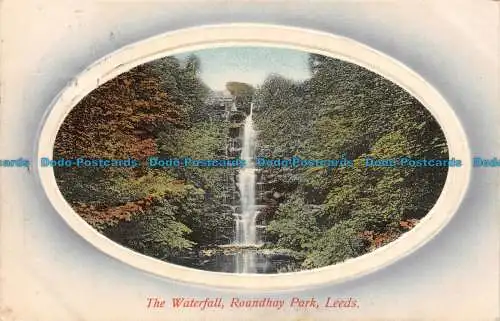 R108672 Der Wasserfall. Roundhay Park. Leeds. 1911