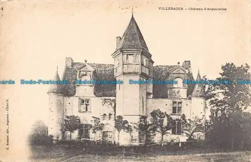 R109476 Villebadin. Chateau d Argentelles. E. Roussel