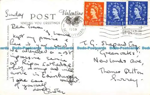 R109477 High Cup Nick. Teesdale. Valentinstag. Nr. 69349. RP. 1959