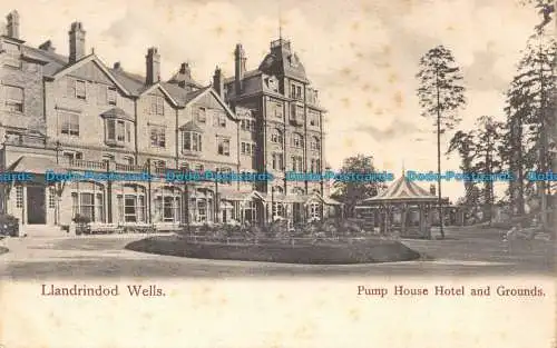 R108388 Llandrindod Wells. Pump House Hotel und Gelände. 1908