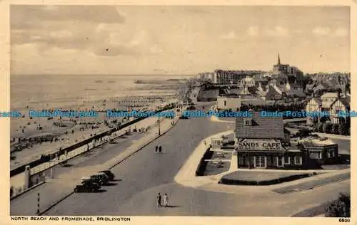 R109097 North Beach und Promenade. Bridlington. H. Beschichtungen. Nr. 6509. 1960