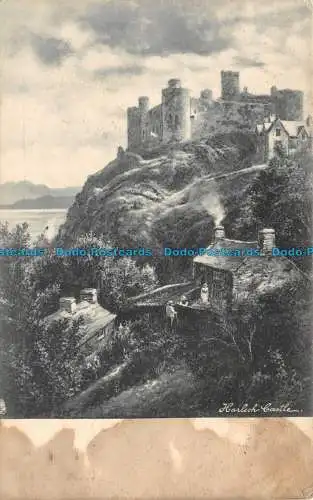 R120003 Schloss Harlech. Tuck. Art. 1908